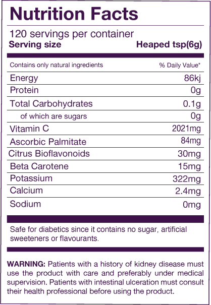 NuVita 720g Nutritioan Info@3x