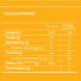 CACAO POWDER Nutritional Label